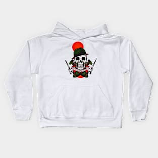 WWI era military tattoo shirt Kids Hoodie